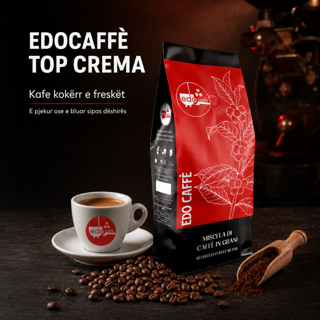 Edocaffè Top Crema – Kafe kokërr e freskët