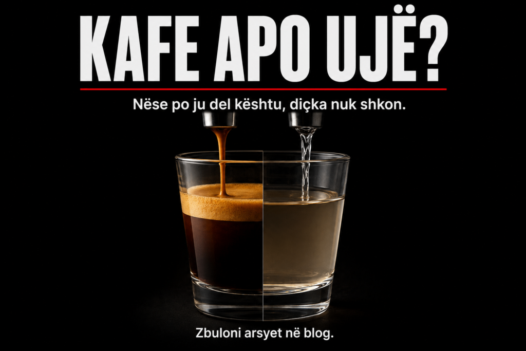 Kafja po ju del si ujë? Ja disa arsye pse ndodh