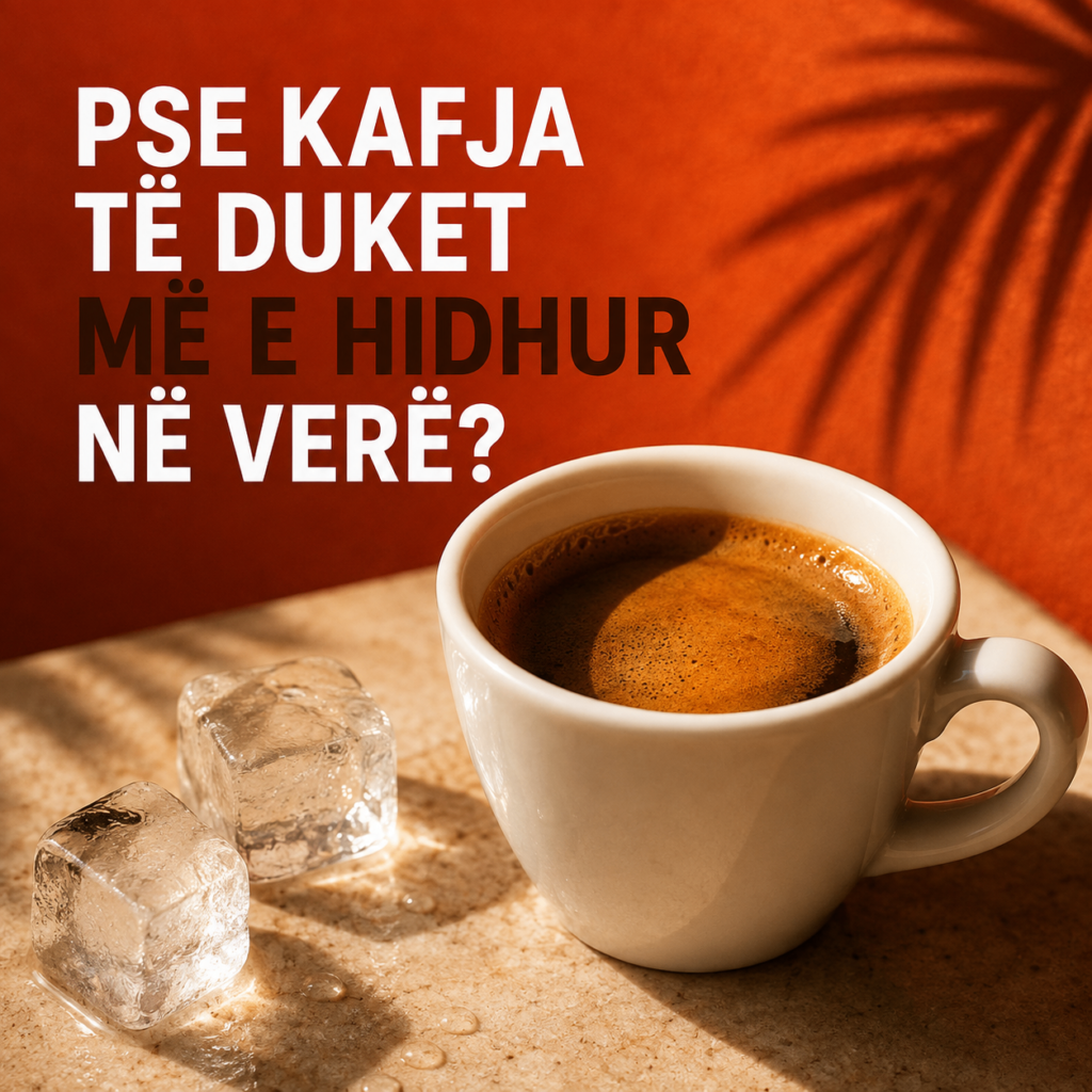 Pse kafja të duket më e hidhur gjatë verës? Nuk është vetëm vapë